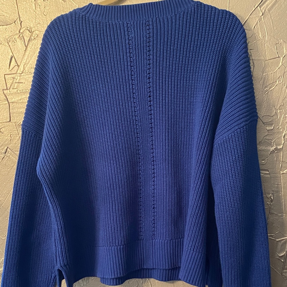 Duluth Trading Co Women's Blue Sweater - Picture 4 of 7
